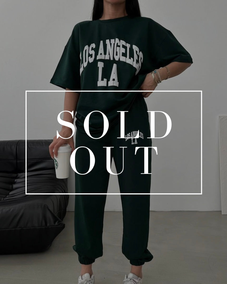 Los Angelos Tracksuit | لوس انجلوس طقم كاجوال رياضي