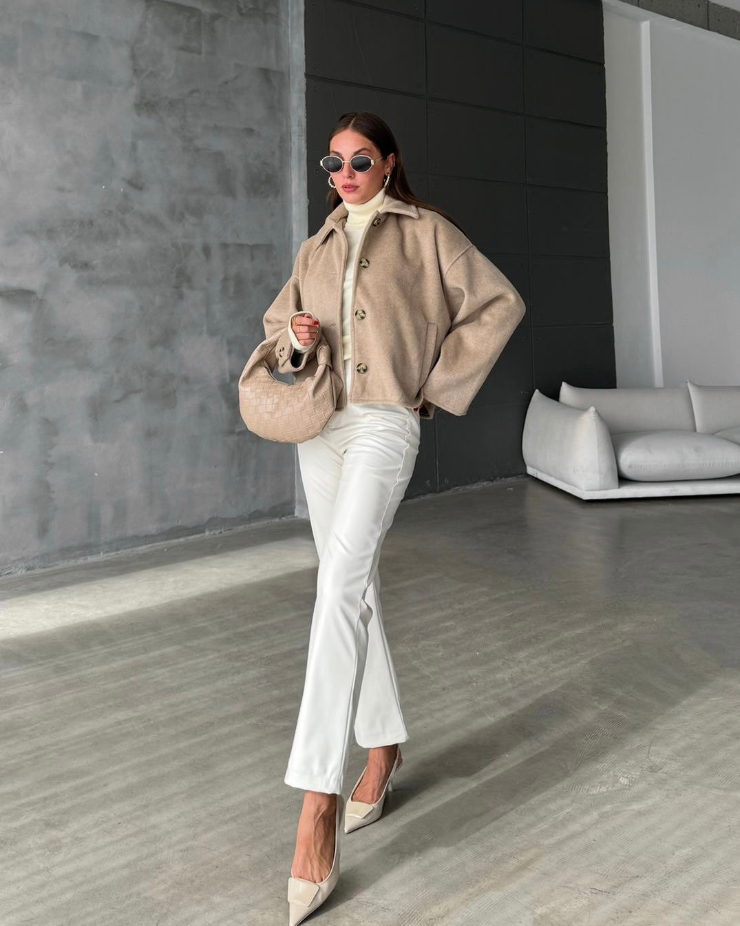 Soft Wool-Blend Jacket