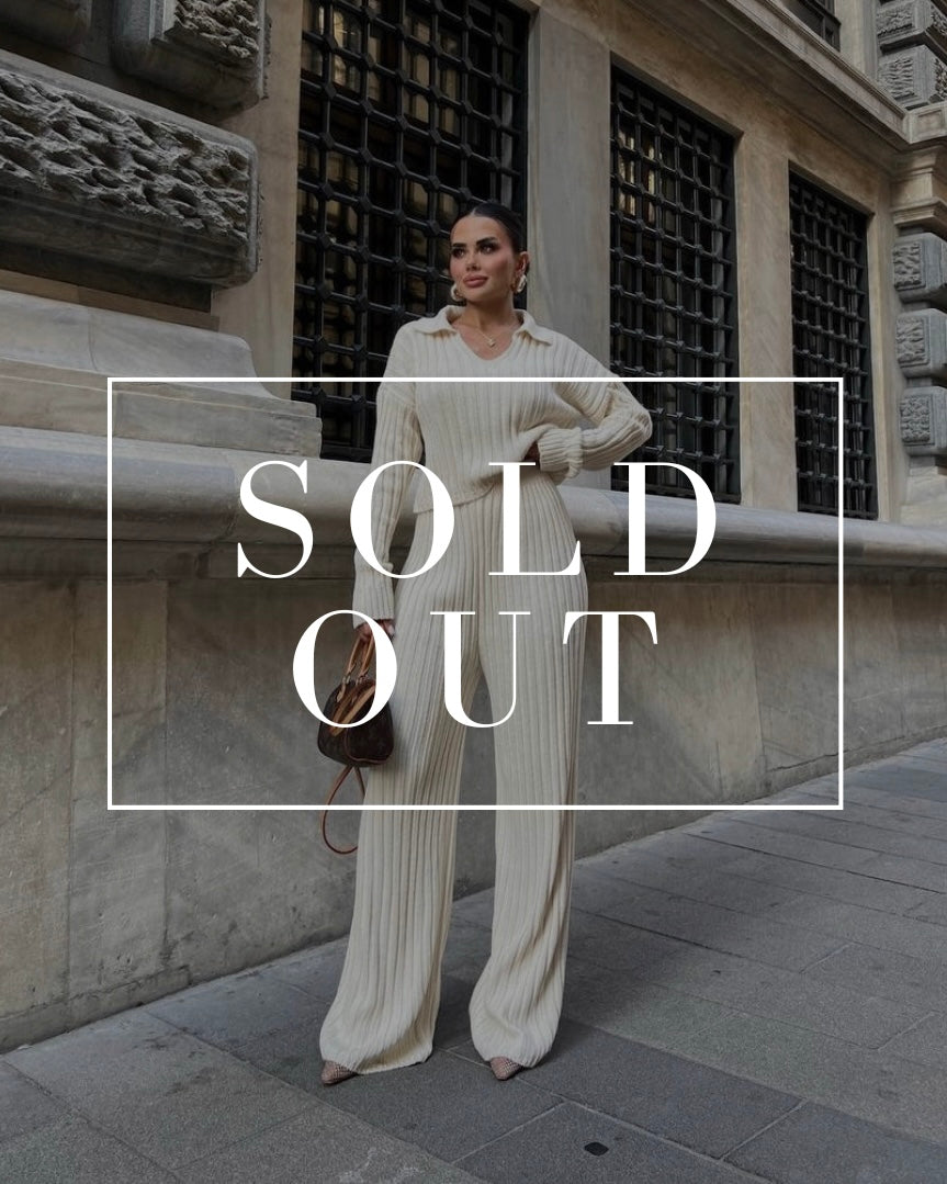 Casual Knit Two-Piece Outfit