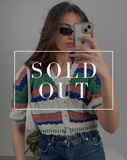 Vibrant Vintage-Inspired Crochet Cardigan | كروشيه كارديجان بألوان زاهية