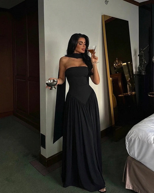 Elegant Black Dress|فستان أسود أنيق