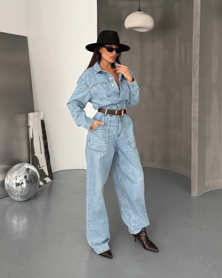 Denim Jumpsuit | أفرهول جينز
