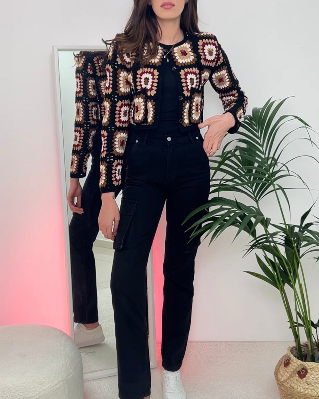 Black Cargo Jeans | جينز كارغو أسود