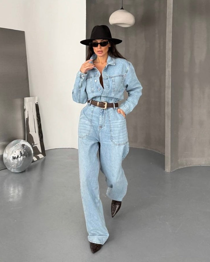 Denim Jumpsuit | أفرهول جينز