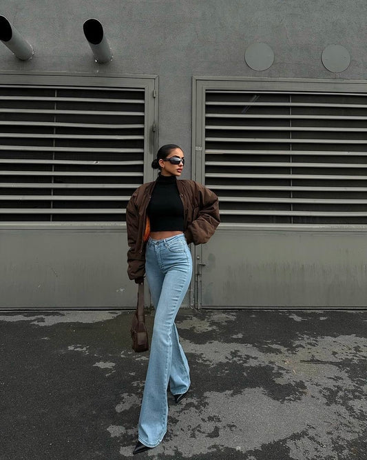 High-Waist jeans|جينز عالي الخصر