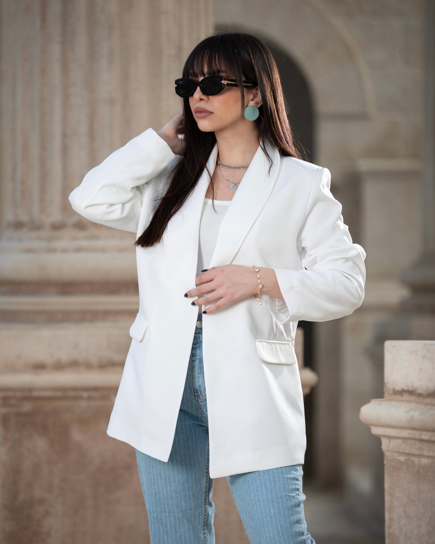 White Blazer