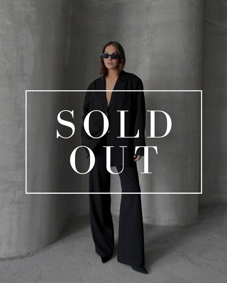 Timeless Oversized Black Suit