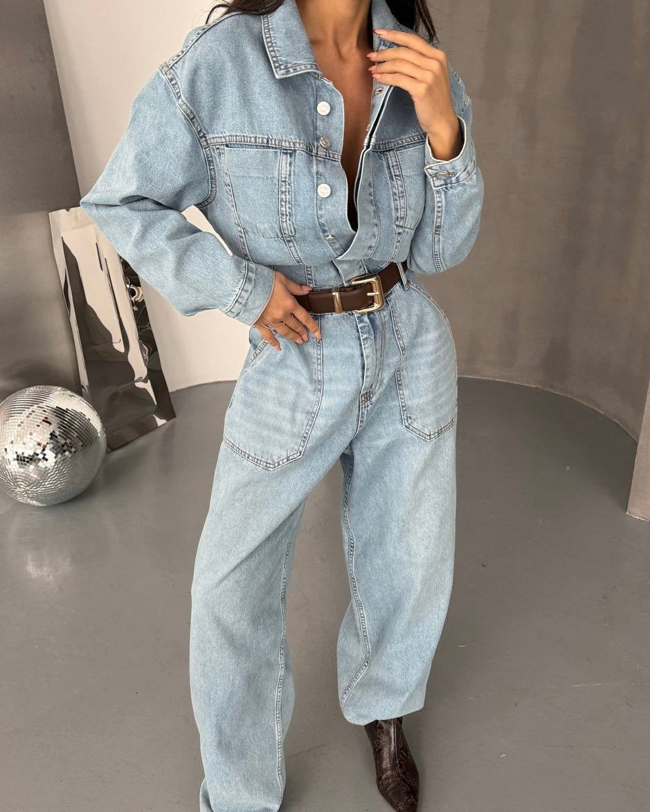 Denim Jumpsuit | أفرهول جينز