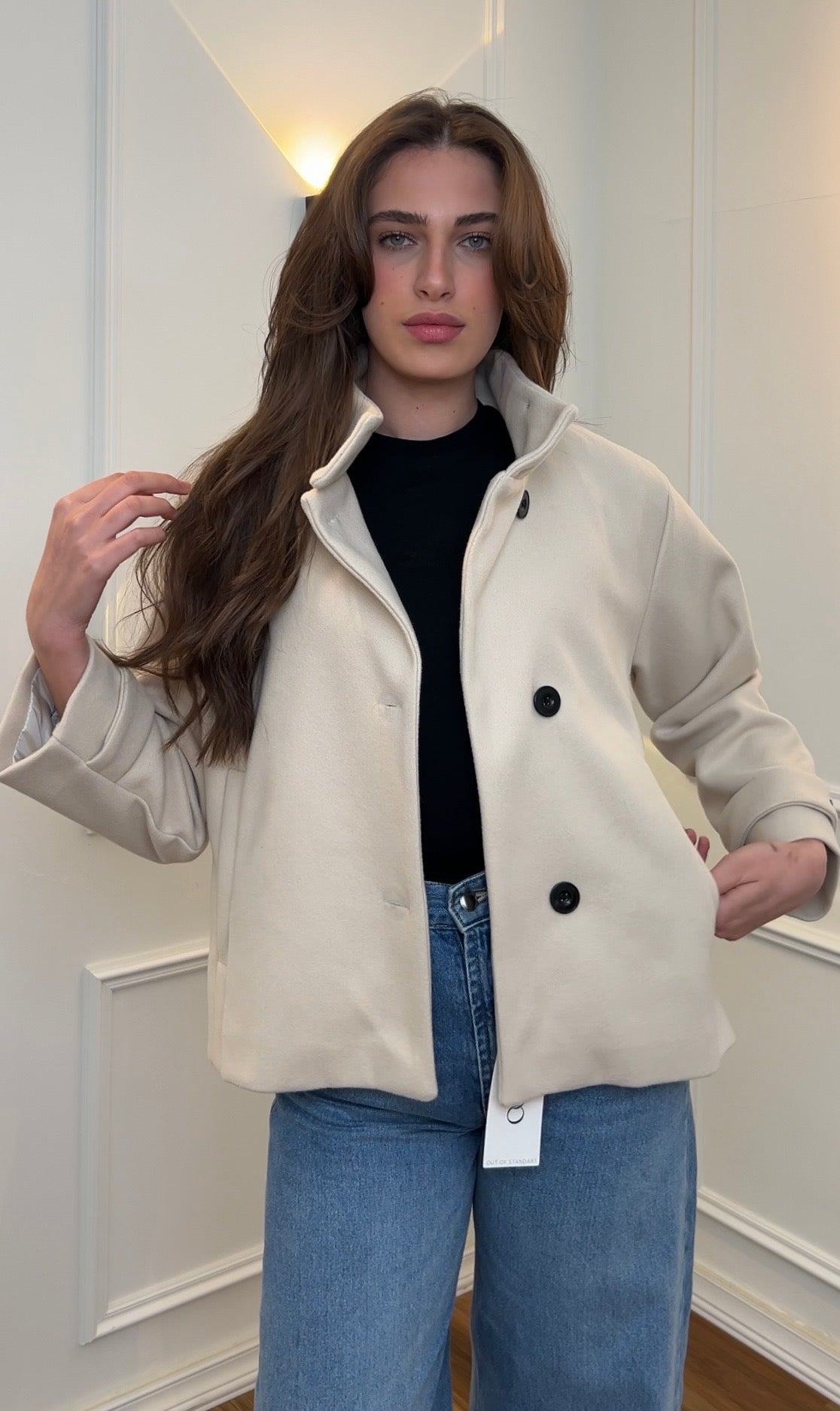 beige jacket !