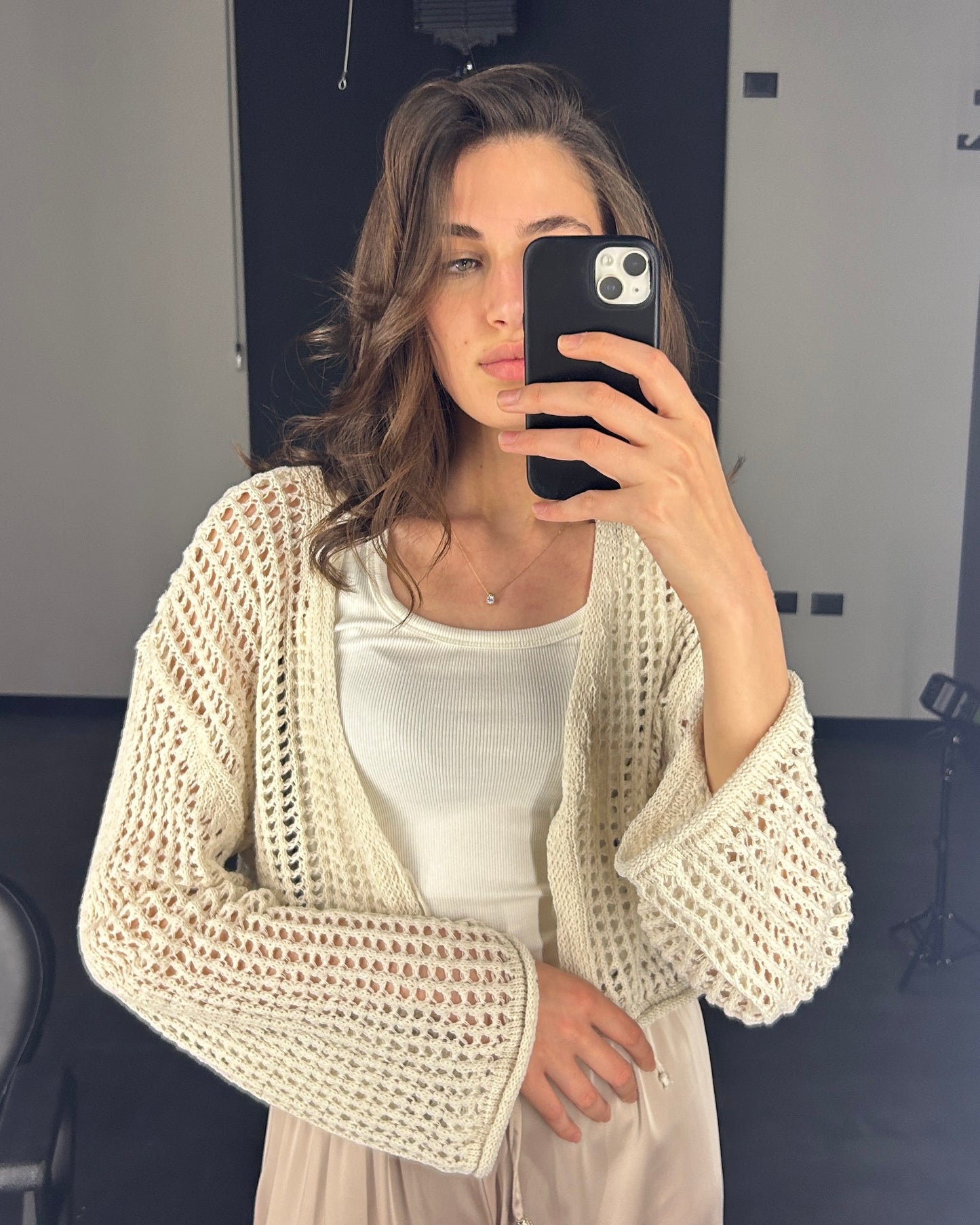 קרדיגן קרושה קדמי לקשור