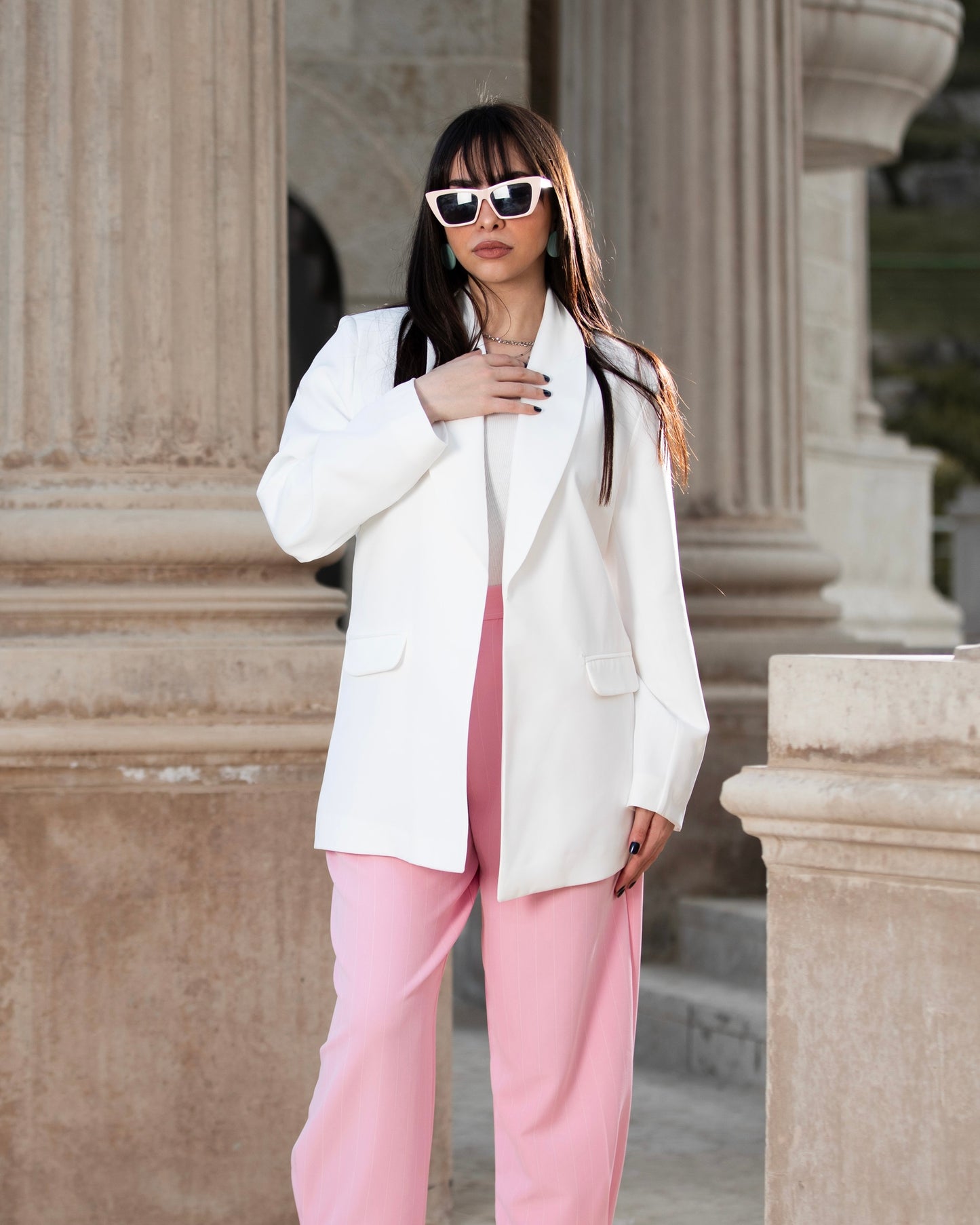 White Blazer