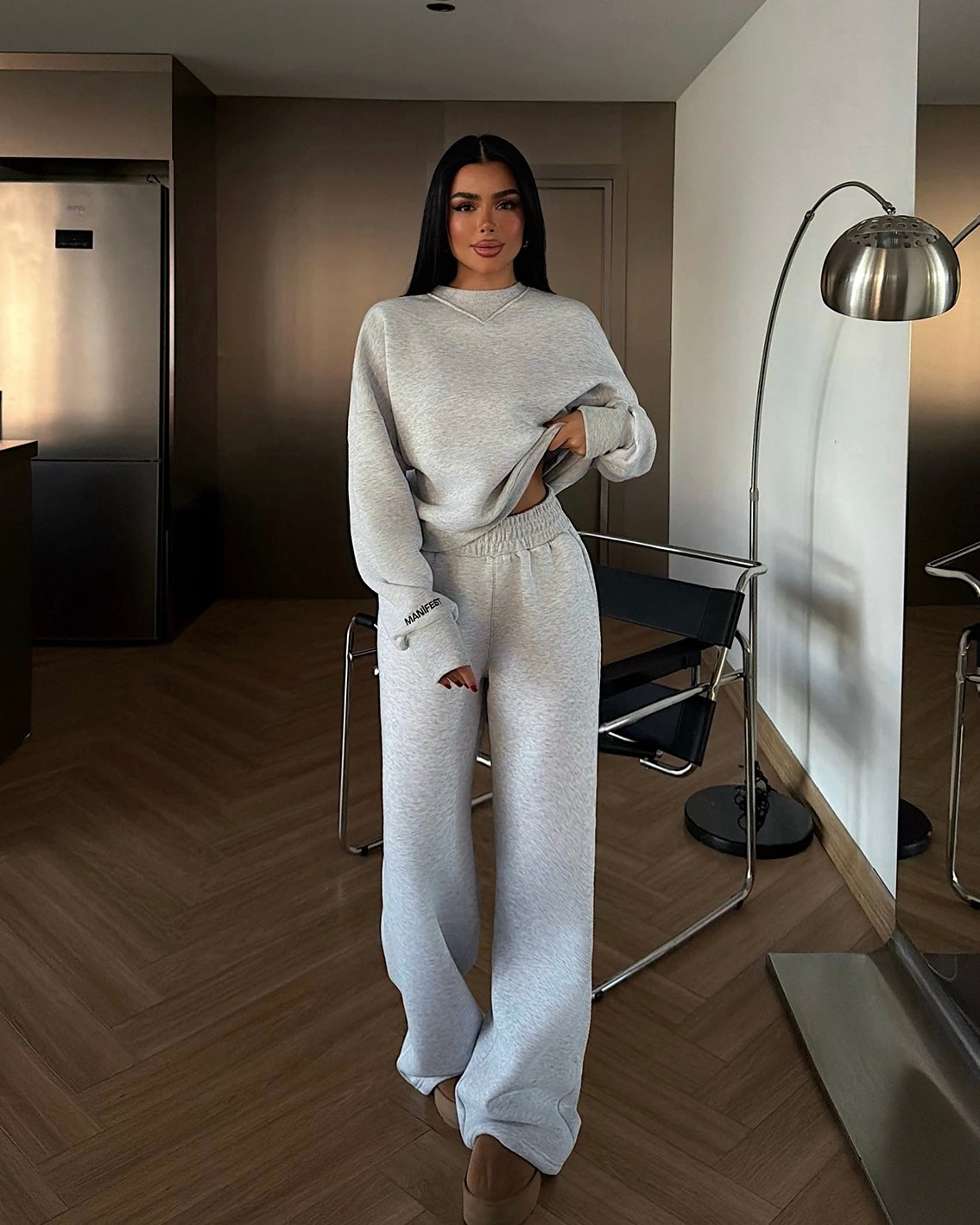 Manifest Grey Two-Piece Set