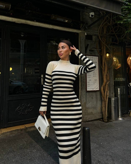 Striped Bodycon Dress