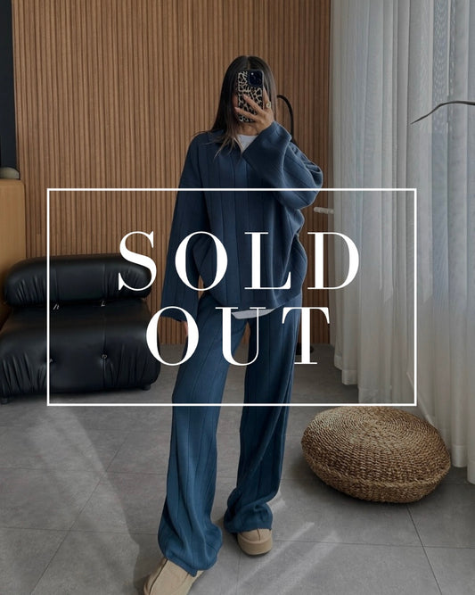 Cozy Deep Blue Loungewear Set