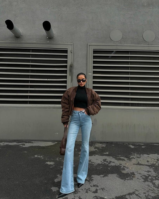 High-Waist jeans|جينز عالي الخصر