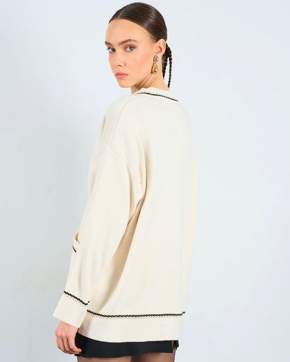 Elegant Cream Cardigan