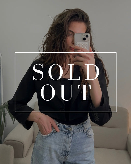 Cropped Black Blazer | بليزر أسود قصير