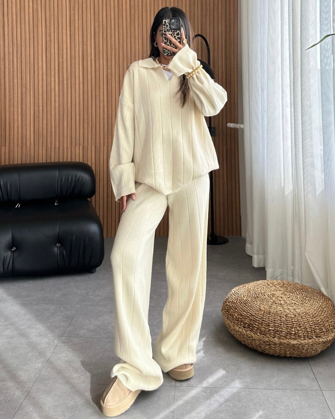 Cozy Beige Set | طقم بيج دافئ ومريح