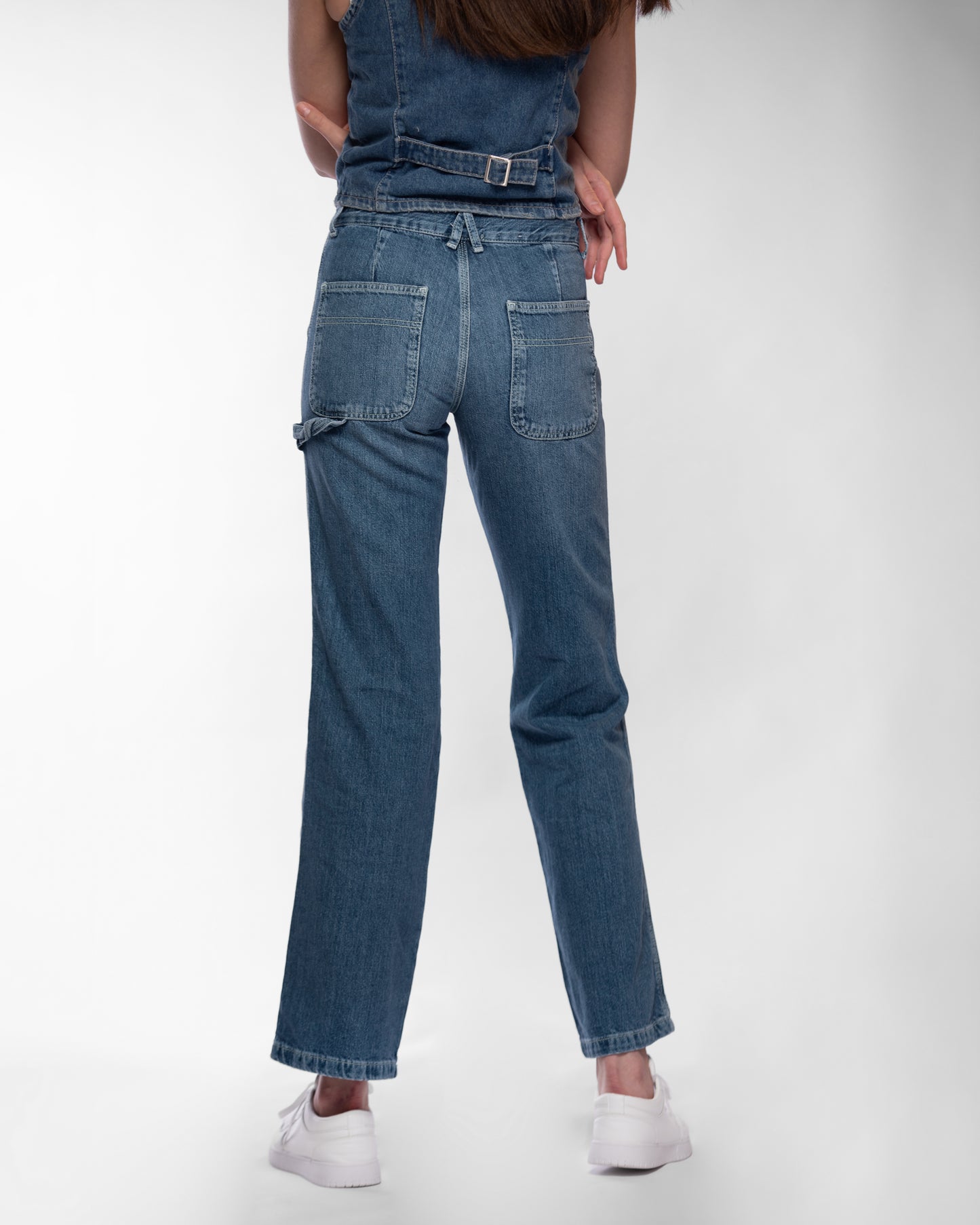 Vintage Wash Denim Jeans