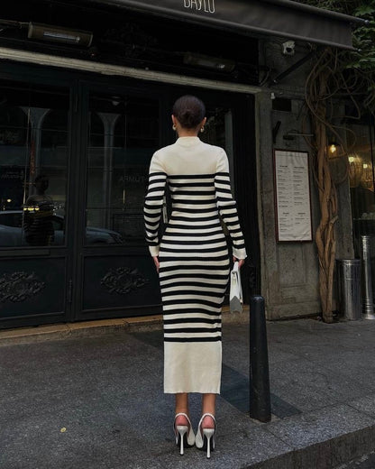 Striped Bodycon Dress