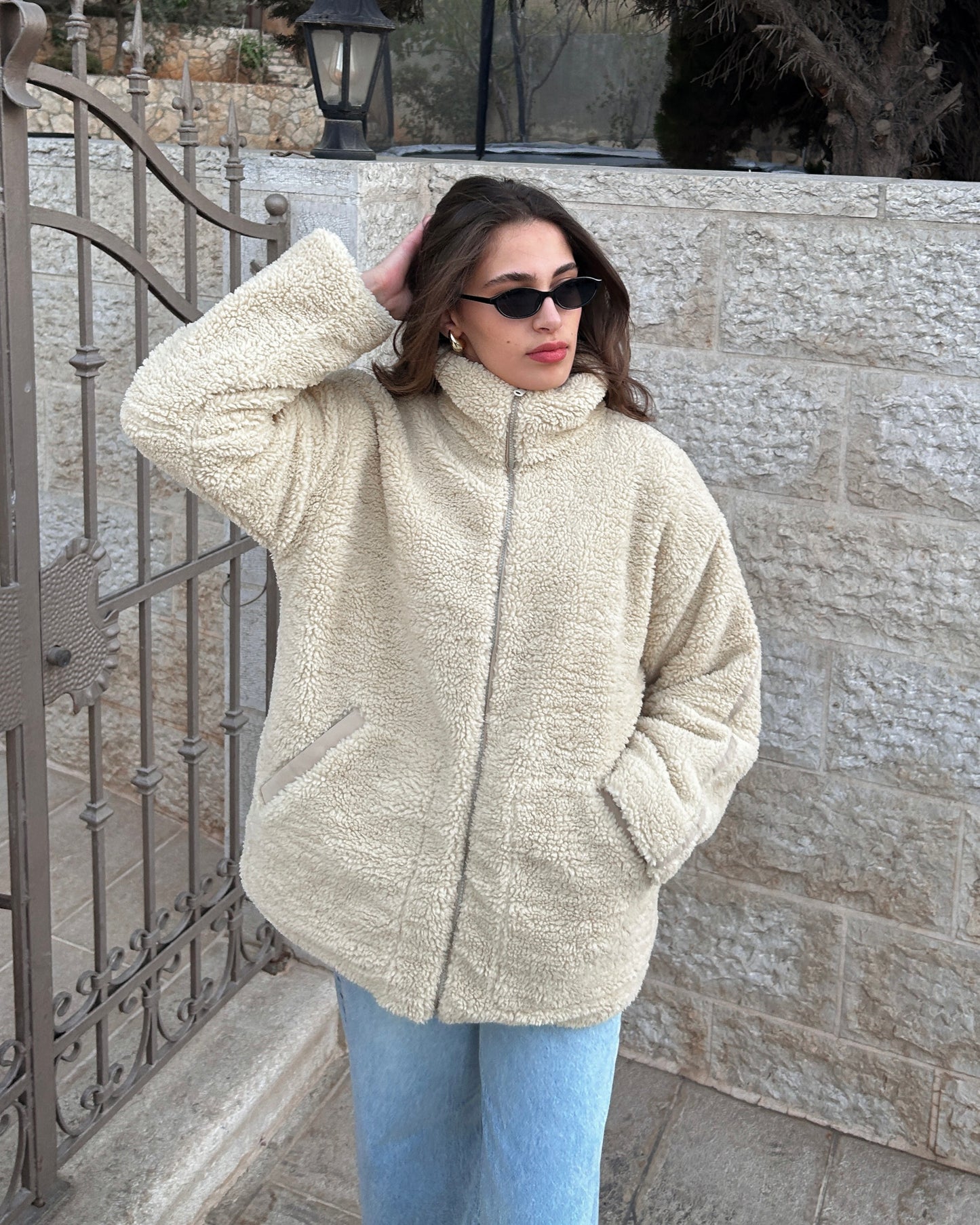 Cozy Sherpa Jacket | جاكيت فرو شيربا