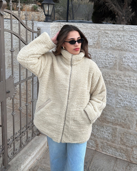 Cozy Sherpa Jacket | جاكيت فرو شيربا