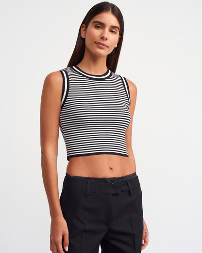 Striped Fitted Top