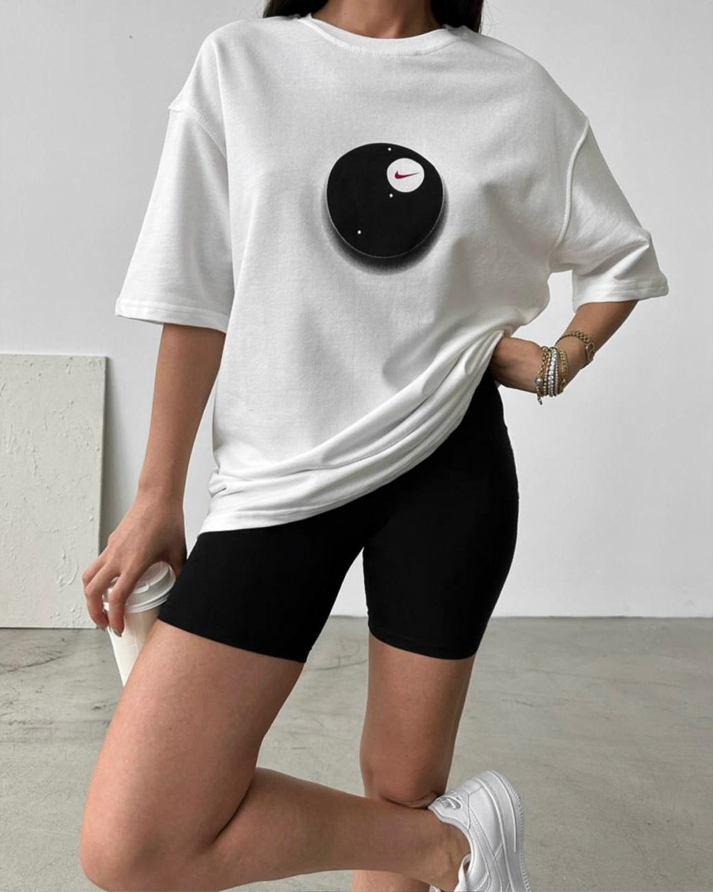 White Nike Oversized T-shirt