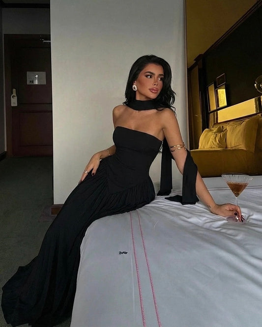 Elegant Black Dress|فستان أسود أنيق