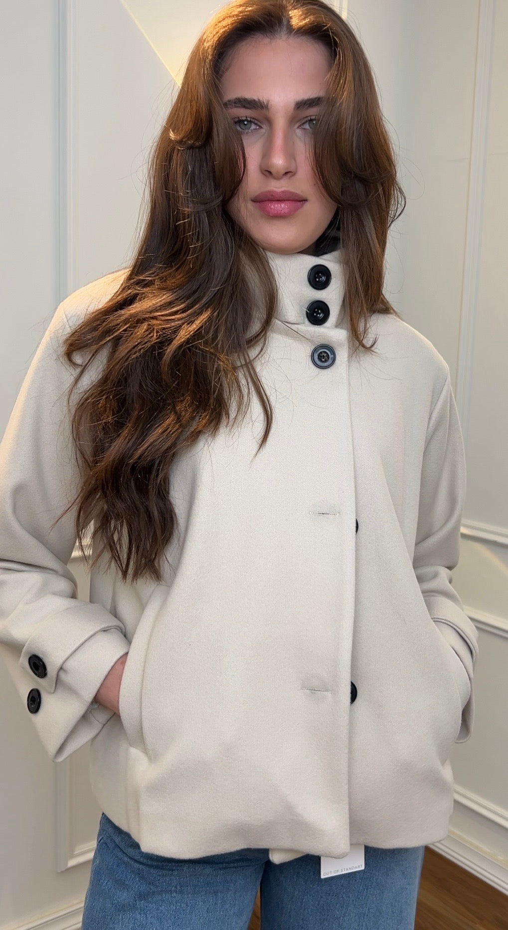 beige jacket !