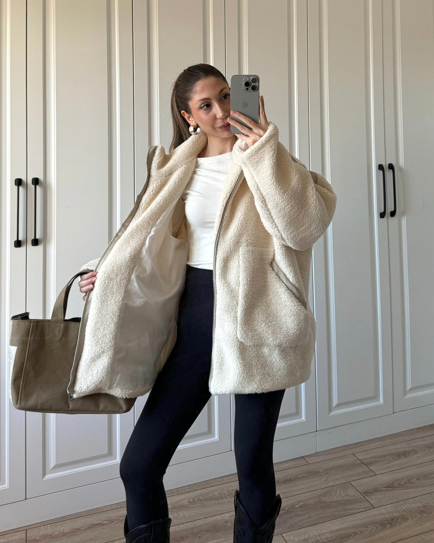 Cozy Sherpa Jacket | جاكيت فرو شيربا