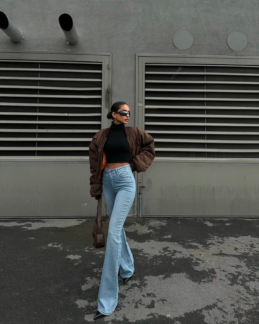 High-Waist jeans|جينز عالي الخصر