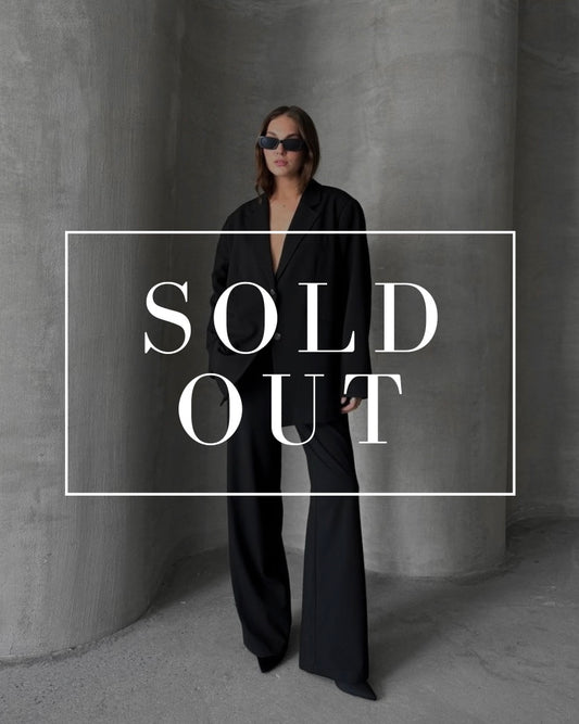 Timeless Oversized Black Suit