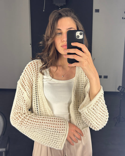 קרדיגן קרושה קדמי לקשור