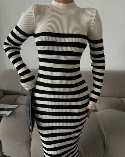 Striped Bodycon Dress